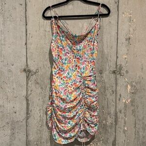 For Love & Lemons NWT Size Medium Floral Leah Mini Dress Party Cocktail Wedding